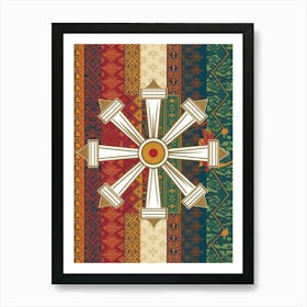 Cross Of Ethiopia Art Print