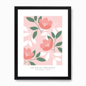 Un Air De Provence Pink Art Print