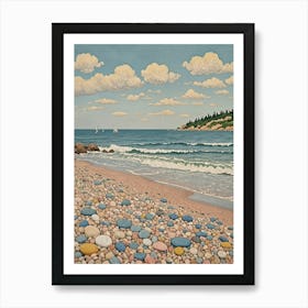 Pebble Beach Art Print