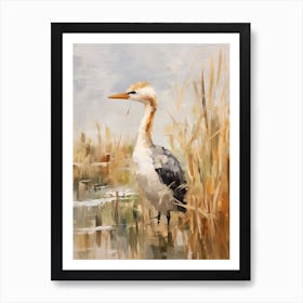 Bird Painting Cormorant 2 Art Print