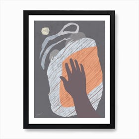 Hand To Eye Art Print