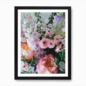 Pastel Floral Art Print