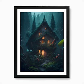 House In The Forest Art Print