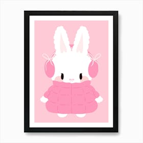 Cute Bunny Art Print