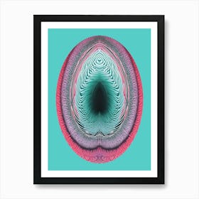 Pastel Tribe Pink  Art Print