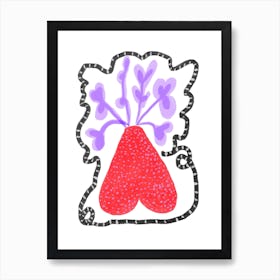 Heart Bloom Art Print
