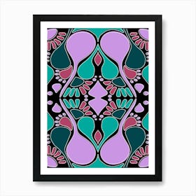 Abstract Psychedelic Pattern Art Print