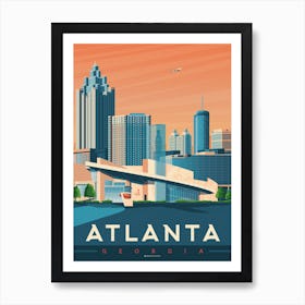 Atlanta Georgia Art Print