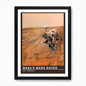 Nasa'S Mars Rover Self Portrait Art Print