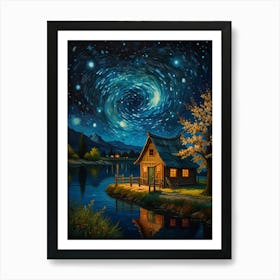 Starry Night 43 Art Print