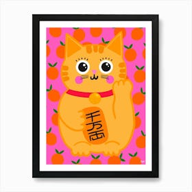 Lucky Cat Art Print