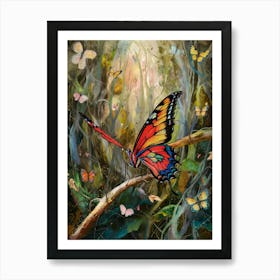 Classical Butterfly Painting I Art Print