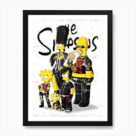 Simpsons Art Print