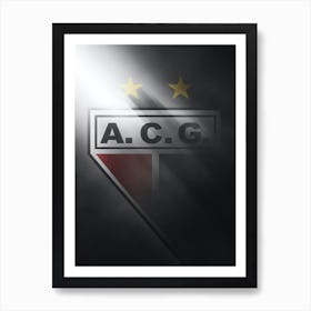 Atlético Goianiense Brazil Football Art Print