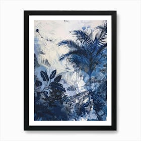 'Blue Jungle' Art Print