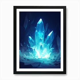 Crystal Gem Art Print