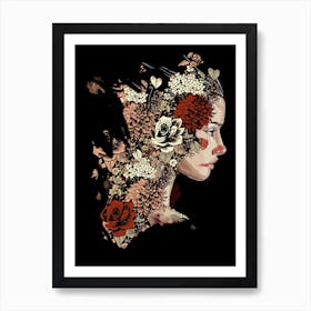 Floral Crown Art Print