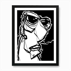 Abstract Portrait Art Print