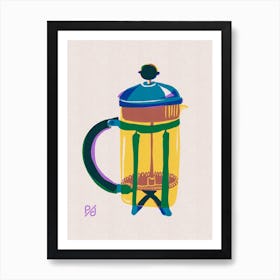 French Press Art Print