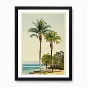 Sorrento Back Beach Australia Vintage Art Print