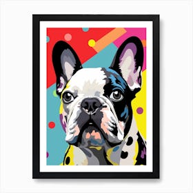 Pop Art Graphic Novel Style Boston Terrier 1 Art Print