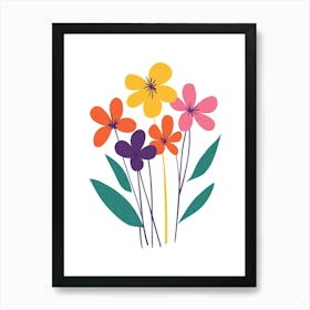 Bouquet Of Flowers 2 Art Print