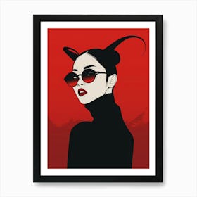 Devil Woman 3 Art Print