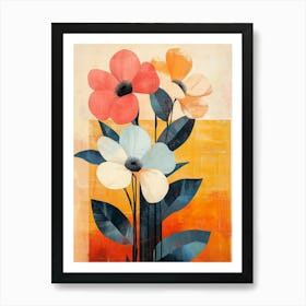 Flowers In A Vase 134 Art Print