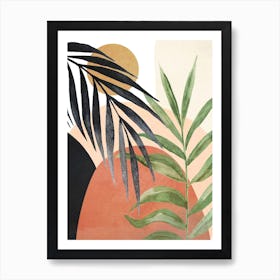 Abstract Tropical Art Vi Art Print