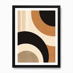 Bergisch Gladbach Balance, Geometric Bauhaus Art Print