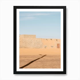 Street Scene In Mauritania In West Africa Art Print