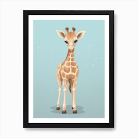 Baby Animal Illustration  Giraffe 2 Art Print