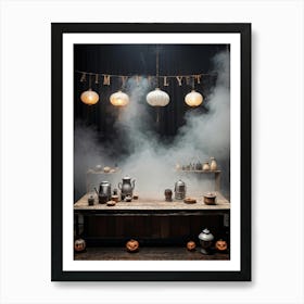 Design Copy Counter Retro Product Board Grey Plank Brown Float Steam Pattern Old Decora (29) Art Print