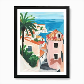 Travel Poster Happy Places Dubrovnik 4 Poster