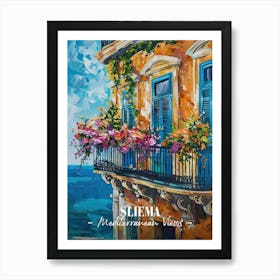 Mediterranean Views Sliema 4 Art Print