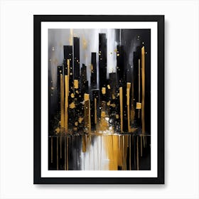 Chicago Cityscape II 1 Art Print