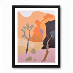 Sahara Desert   Africa, Contemporary Abstract Illustration 4 Art Print