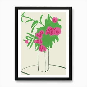 Flowers In A Vase 2 Art Print