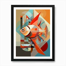 Fish Abstract Pop Art 3 Art Print