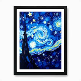 Starry Night 35 Art Print