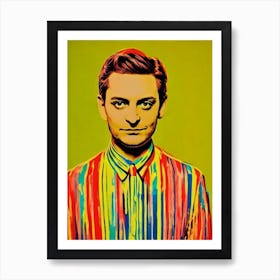 Tobey Maguire Colourful Pop Movies Art Movies Art Print