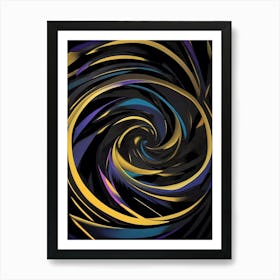 Abstract Spiral Art Print