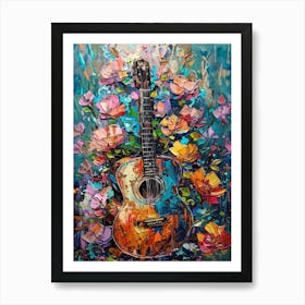 Acoustic Guitar 6 Art Print