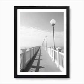 Agadir, Morocco, Black And White Photography 3 Art Print