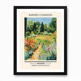 Barnes Common London Parks Garden 2 Art Print