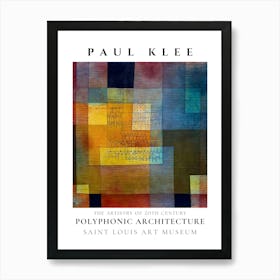 Paul Klee Polyphonic Architecture Art Print