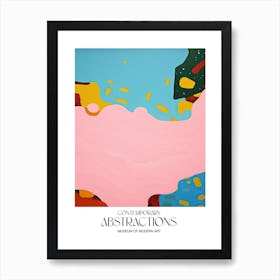 Pop Colour Abstract Painting 2 Exhibition Poster Art Print