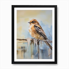 Bird Painting Swallow 3 Art Print