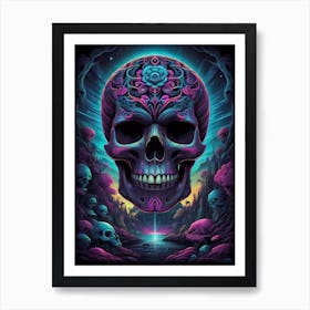 Skull Of The Day Art Print