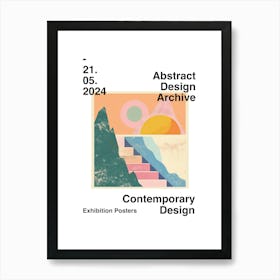 Abstract Design Archive Poster 07 Affiche